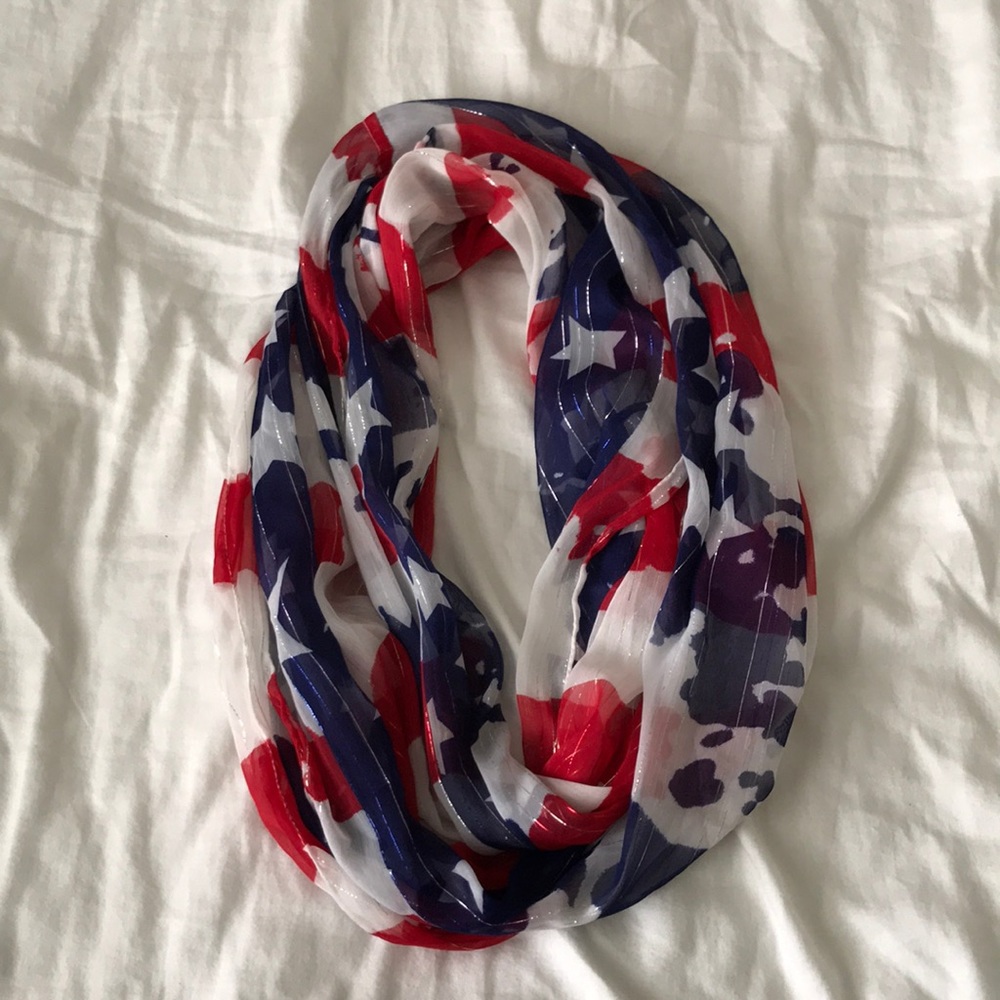 American flag infinity scarf
